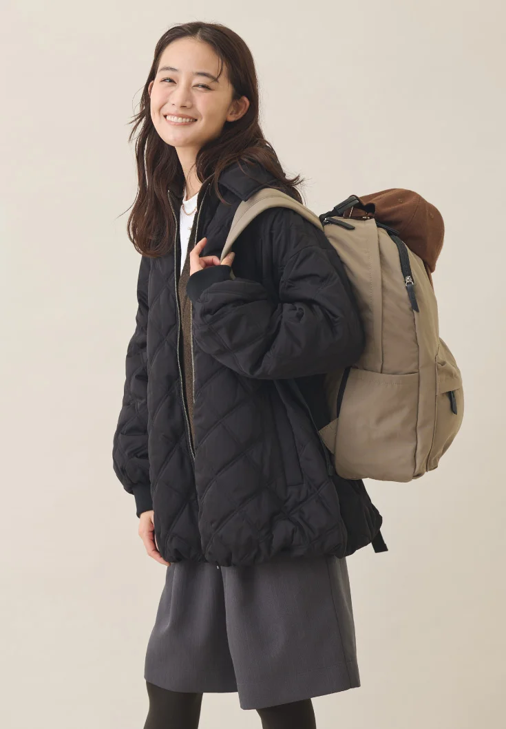 長い移動はラフでおしゃれに